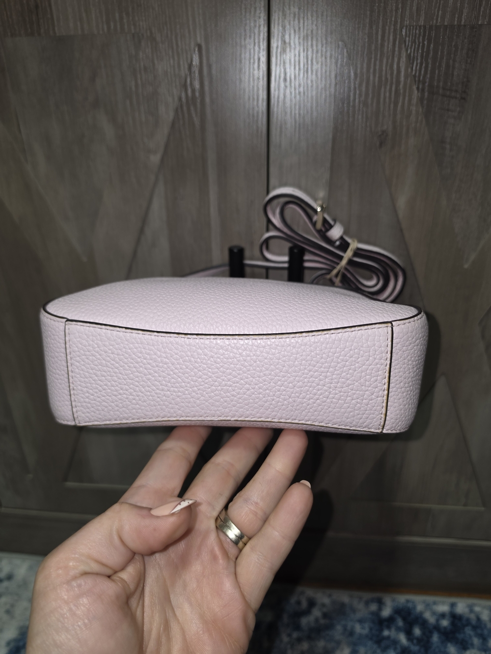 kate spade Light Pink Pebbled Leather Crossbody Bag - Picture 3 of 6